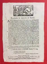 Repubblica venezia proclama usato  Sorano