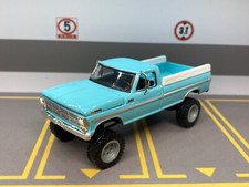1969 Ford F-250 caminhão levantado 4x4 1/64 fundido personalizado Greenlight Farm Pickup comprar usado  Enviando para Brazil
