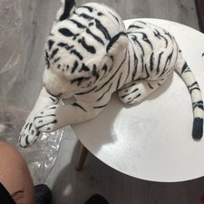 White tiger plush for sale  HARLOW