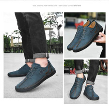 Men leather sneakers for sale  WORTHING