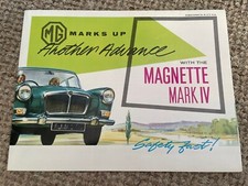 Magnette mark brochure for sale  BUDLEIGH SALTERTON