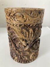 Carved soapstone pot for sale  CHATHAM