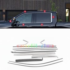 Usado, Acabamento de tiras decorativas para janela de carro aço inoxidável para 20-24 Chevrolet Silverado 2500HD comprar usado  Enviando para Brazil
