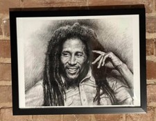 Bob Marley Edição Limitada Impressão por Yao 130/250 – Retrato a Carvão, Emoldurado comprar usado  Enviando para Brazil