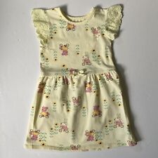 Usado, Vestido Peppa Pig tamanho 4T criança meninas amarelo algodão rosa bicicleta ilhós mangas comprar usado  Enviando para Brazil