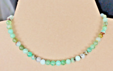 Chrysopras edelstein kette gebraucht kaufen  Norderstedt