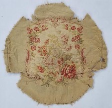 Tapeçaria antiga francesa floral tecida à mão 64x63cm comprar usado  Enviando para Brazil
