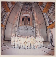 Telescópio Hubble em descoberta com equipe STS-31 1990 - Foto original da NASA, usado comprar usado  Enviando para Brazil