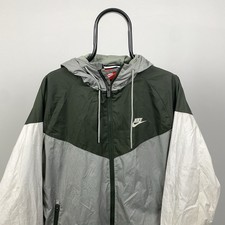 Jaqueta de pista vintage Nike Air Y2K zíper completo tamanho G verde caimento solto Swoosh comprar usado Jaqueta de pista vintage Nike Air Y2K zíper completo tamanho G verde caimento solto Swoosh comprar usado  Enviando para Brazil