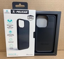 Usado, Protetor De Pelican iPhone 13 Pro Estojo Preto Slim Dual Layer Antiderrapante Grip comprar usado  Enviando para Brazil