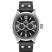 Relógio masculino suíço militar Hanowa aço S mostrador preto quartzo 06-4307.04.007, usado comprar usado  Enviando para Brazil