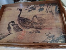 Vintage wooden tray for sale  Tacoma