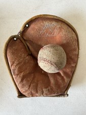 Usado, Luva de beisebol infantil e bola 1960’s México Modelo De Luxe Mitt Beisbol •Raro comprar usado  Enviando para Brazil