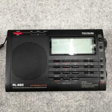 Rádio BCL TECSUN PL-660 preto FM/LW/MW/SW/AIR banda aérea pequeno alto desempenho comprar usado  Enviando para Brazil