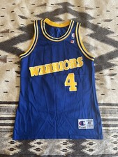 Camiseta masculina vintage Chris Webber Golden State Warriors tamanho 40 azul campeão comprar usado  Enviando para Brazil