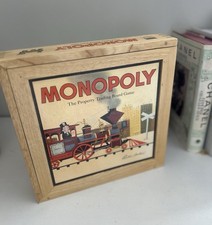 Monopoly wooden box for sale  PENRYN