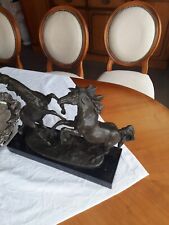 Grosse bronzefigur aufsteigend gebraucht kaufen  Gernsbach