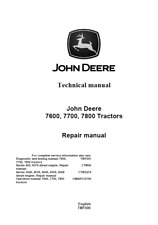 Usado, Serviço manual técnico de reparo de trator John Deere 7600 7700 7800 TM1500 comprar usado  Enviando para Brazil