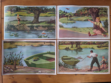 Lot affiches scolaires d'occasion  Roussillon