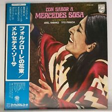Mercedes Sosa - Con Sabor a Mercedes Sosa - JAPAN VINYL Insert OBI - FDX-295 comprar usado  Enviando para Brazil