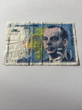 Francs banknote geldschein gebraucht kaufen  Schafflung