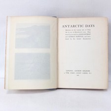 1913 ANTARCTIC DAYS MURRAY MARSTON SHACKLETON NIMROD SOUTH POLE EXPEDITION 1st comprar usado  Enviando para Brazil