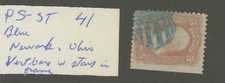 Fancy cancel 41blue for sale  East Brunswick