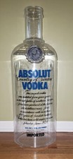 RARO ENORME Absolut Vodka 30" em Garrafa Vazia Publicidade BAR MANCAVE DISPLAY ADEREÇO comprar usado  Enviando para Brazil