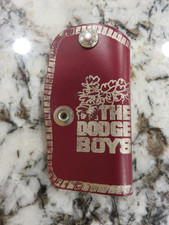 Vintage "The Dodge Boys" Logotipo Couro Marrom Porta-Chaves Estojo K Street Carlisle, PA, usado comprar usado  Enviando para Brazil