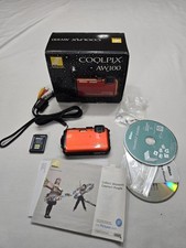 Câmera Nikon Coolpix AW100 à prova d'água à prova de choque sem carregador apenas peças comprar usado  Enviando para Brazil