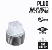 Conector de tubos e acessórios STZ 351P-4 plugue 4" MIP ferro maleável galvanizado, usado comprar usado  Enviando para Brazil
