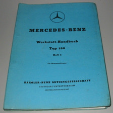 Werkstatthandbuch Mercedes Typ 190 W 121 Ponton 1956 - 1961 Reparatur Buch  na sprzedaż  Wysyłka do Poland