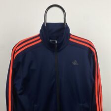 Jaqueta de atletismo Adidas masculina M azul média original listrada lã comprar usado  Enviando para Brazil