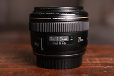 Lente Canon EF 28mm f/1.8 AF USM grande angular prime com tampas e capô - Muito boa comprar usado  Enviando para Brazil