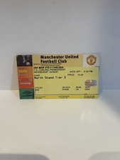 Tickets/ Stubs for sale  MANCHESTER