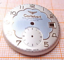 Älteres neuwertiges Zifferblatt Cortebert blau B 50er 60er Jahre D = 32,3 mm comprar usado  Enviando para Brazil