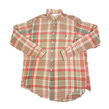 Camisa masculina Ralph Lauren GRANDE vermelha manga longa com botões e colarinho xadrez tamanho G comprar usado Camisa masculina Ralph Lauren GRANDE vermelha manga longa com botões e colarinho xadrez tamanho G comprar usado  Enviando para Brazil