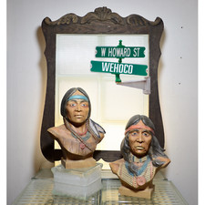 Ceramic chalkware native for sale  Hibbing