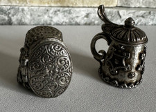 Vintage pewter thimbles. for sale  LISKEARD