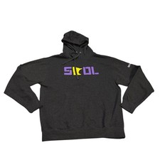 Moletom com capuz Sotastick Skol State cinza masculino médio Minnesota Vikings local comprar usado  Enviando para Brazil