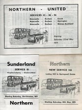 Northern bus timetable for sale  FAKENHAM