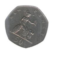 1980 50p pence for sale  LOUGHBOROUGH