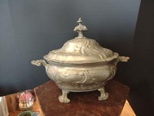 Pewter antique tureen for sale  East Leroy