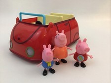 Figuras de carro Peppa Pig vermelhas luzes e sons diversão familiar testadas funcionam comprar usado  Enviando para Brazil