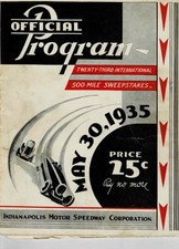 indy 500 program for sale indy 500 program for sale Sandy