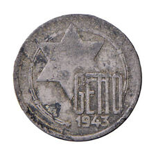 Używany, Allemagne - Pologne Ghetto De Lodz - 5 Marcos 1943. Aluminium Et Magnésium 1 G. na sprzedaż  Wysyłka do Poland