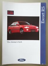 Folheto de vendas Ford Escort RS 2000 original 1991 Reino Unido Mkt - RS2000 #FA 1031 comprar usado Folheto de vendas Ford Escort RS 2000 original 1991 Reino Unido Mkt - RS2000 #FA 1031 comprar usado  Enviando para Brazil