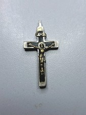 Antico crocifisso collana usato  Chiavari
