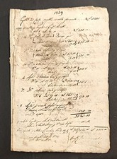 Manoscritto 1839 busto usato Manoscritto 1839 busto usato  Milano