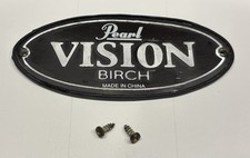 Logotipo emblema de bétula PEARL Vision com parafusos tarola tom bumbo comprar usado  Enviando para Brazil